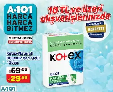 KOTEC NATURAL HİJYENİK PED
